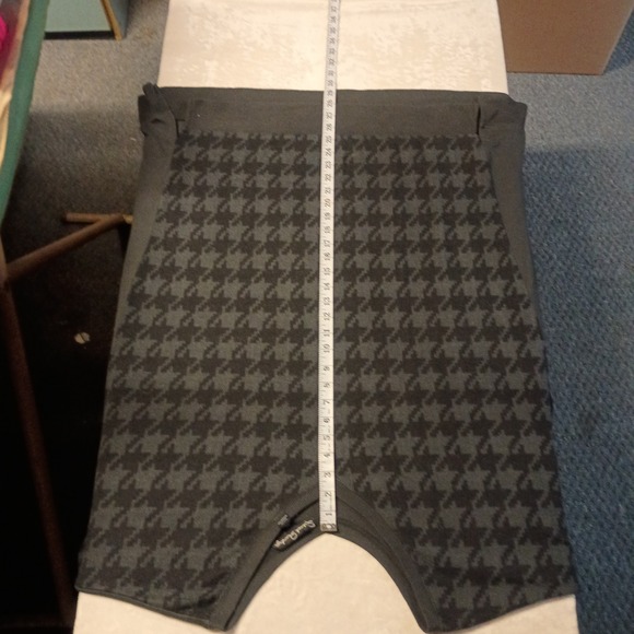 French Laundry 3X Black Houndstooth V Neck Long Sleeve Oversized Tunic Top - Picture 8 of 8